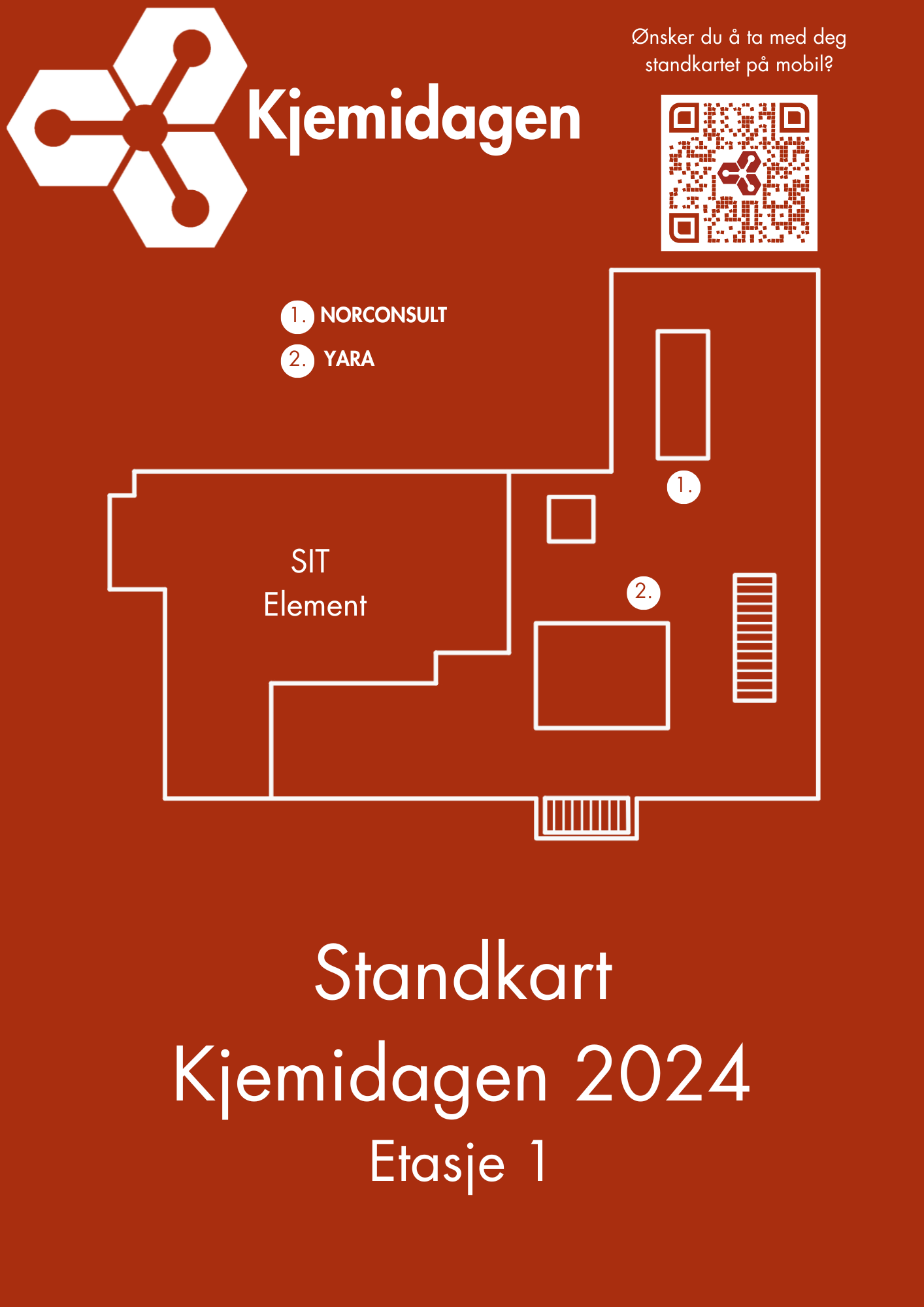 Map of the stands in etg 1